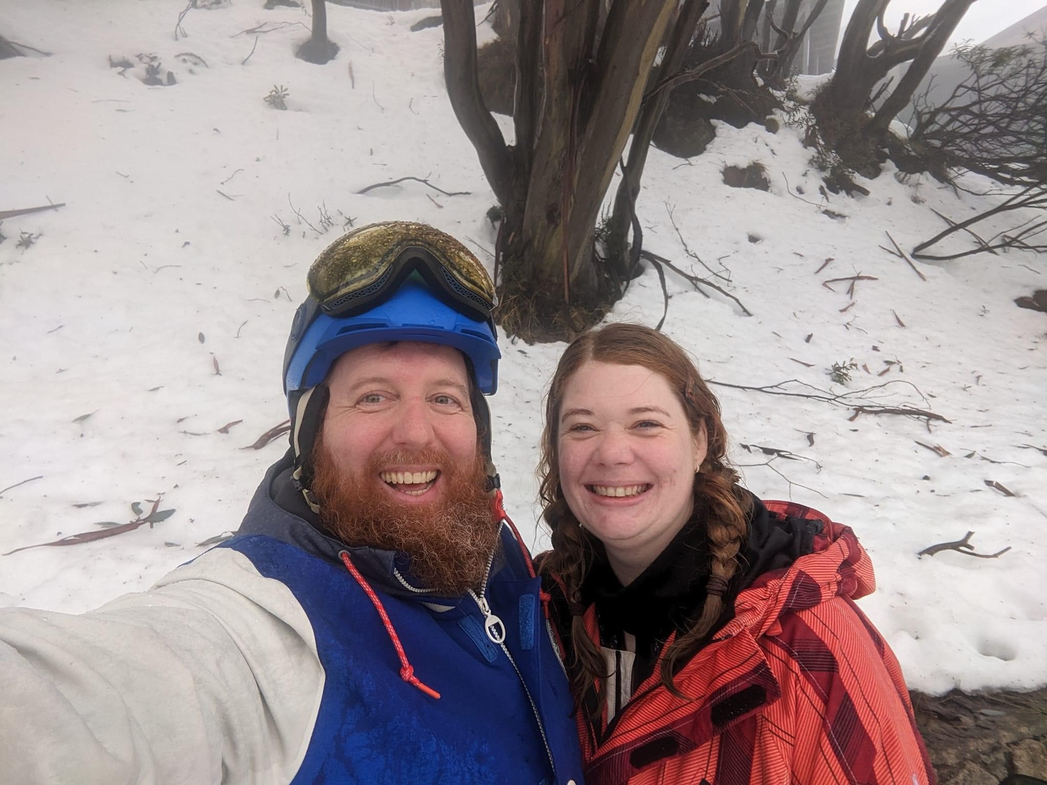 Our first trip to the snow together!
